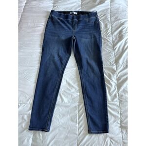 Old Navy Skinny pull on Jeggings Size 16 Stretchy Jeans Blue EUC